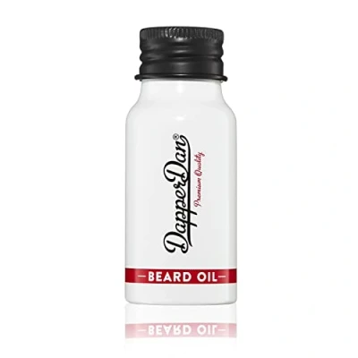 Image of Dapper Dan Beard Oil, Essential Oil Blend For a Soft and Nourished Beard, Daily Use, Vanilla Tonka Bean Fragrance, 1 x 30ml