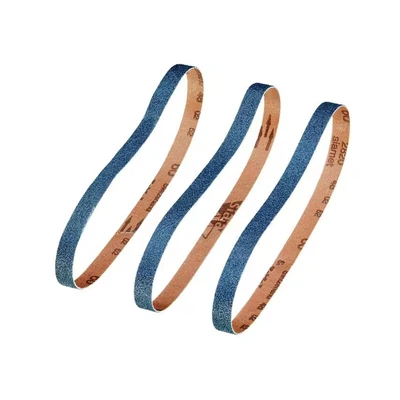Image of Irwin Powerfile Zirconium Sanding Belt 13 X 451mm 60G Pack of 3