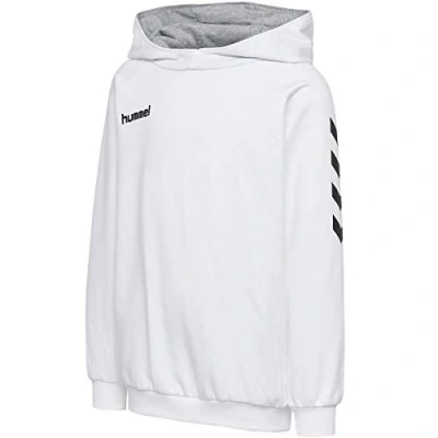 Image of hummel Men&#039;s Hmlgo Kids Cotton Hoodie, White, 140 EU