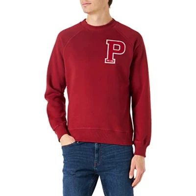 Image of Pepe Jeans Men&#039;s Pike Sweaters, 286BURNT RED, S