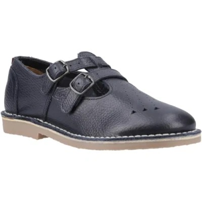 Image of Pod Marley Leather Women&#039;s Navy Shoes UK 5