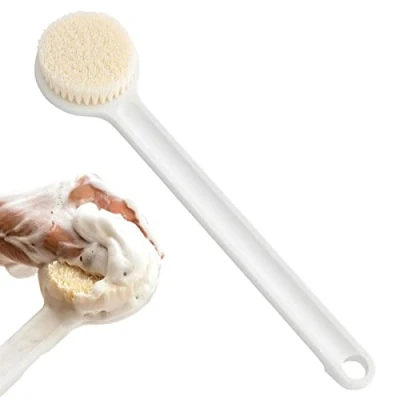 Image of Bath Back Scrubber, Long Handled Body Scrub Brush, Bathroom Massage Tool Cleaning Brush for Shower Skin Cleansing