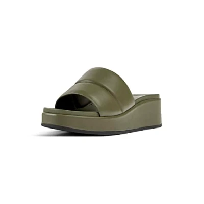 Image of Camper Women&#039;s Misia K201507 Sandal, Green 003, 2 UK