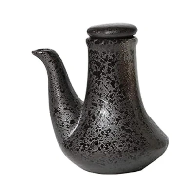Image of NTIYOU Oil and Vinegar Dispenser Dispenser, Ceramic Bottle,Tabletop Bottle Soy Sauce or Dinner Liquid Kitchen(9.8 * 10cm)