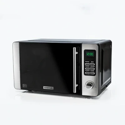 Image of STATUS Stamford Stainless Steel Microwave Oven: 700w with 20 Litre capacity, 5 Power Settings / STAMFORD1PKB