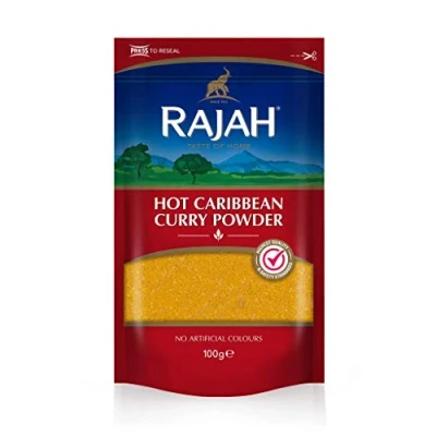 Image of Rajah Caribbean Hot Curry Powder 100g