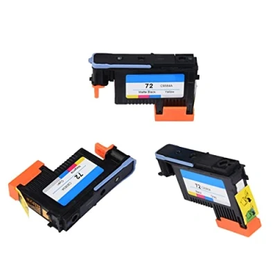 Image of Kuuleyn Print Head, Head Replacement Kit, HP 72, for Hp, Cleaning Printhead Fit HP72 T1100 T1200 T610 T790 Series(C9384A +C9380A +C9383A)