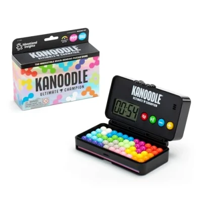 Image of Learning Resources Kanoodle Ultimate Champion, Gifts for 7 Year Olds, Brain &amp; Logic Puzzle Game With 500 Challenges, Includes Countdown Timer and Sounds, Solo Play, Travel Games