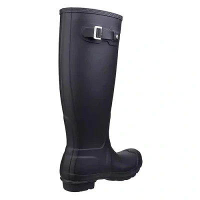 Image of Hunter Unisex Adult Original Tall Wellington Boots, Navy, 6 UK