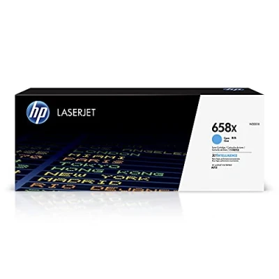 Image of HP 658X High capacity cyan original LaserJet toner cartridge (W2001X) for Color Enterprise M751dn, M751n