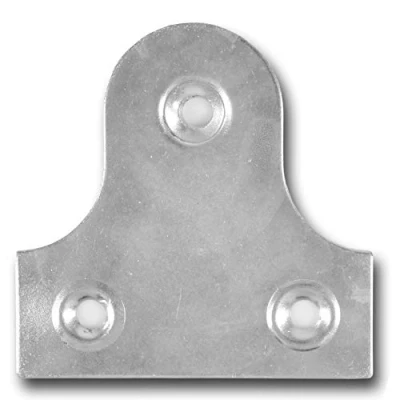 Image of 50x Chrome 50mm Glass Wall Hanging Plates Hang Mirrors &amp; Pictures