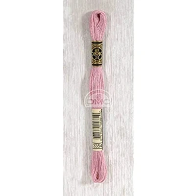 Image of DMC 117MC 3354 Embroidery Floss Cotton Pink, 8 Metres