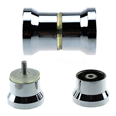 Image of YUANQIAN Shower/Bath Door Handle Chrome 2pack (Model 1)