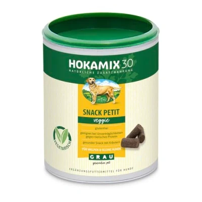 Image of Grau the Original HOKAMIX30 snack Petit Veggie, healthy veggie with 30 important herbs, 1 pack (1 x 400g), complementary food for dogs
