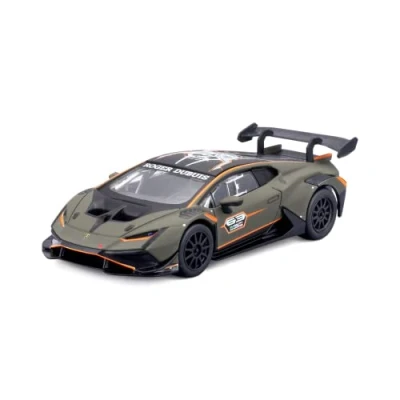 Image of Bburago B18 38305 Lamborghini Huracan Trofeo EVO2 Super Car Collectible, Black