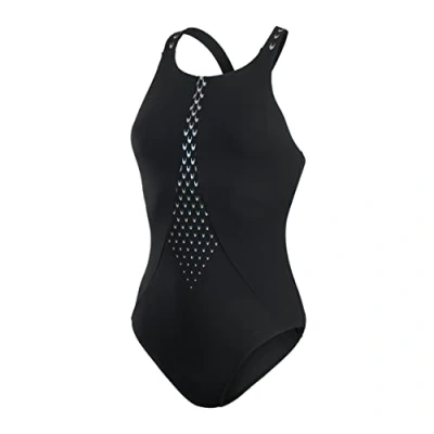 Image of Speedo Women&#039;s HydroPro 1 Piece Swimsuit, Black, 28