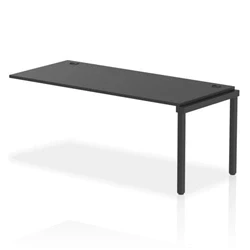 Image of Impulse Bench Single Row Ext Kit 1800 Black Frame Desk