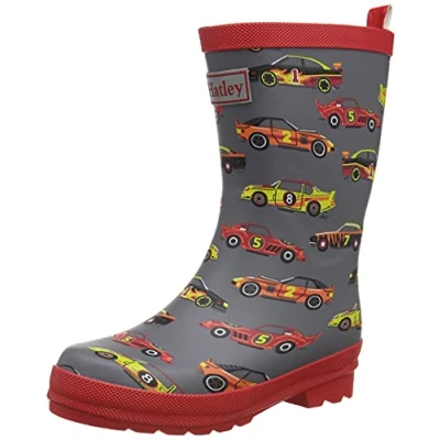 Image of Hatley Rain Boot, Classic Race Cars, 5 UK Child