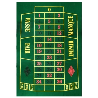 Image of Longfield Games Roulette Green Dress 130 X 90 cm