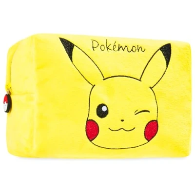 Image of Pokemon Makeup Bag for Women Men and Kids Pikachu Cosmetic Travel Wash Holiday Accessories Gifts