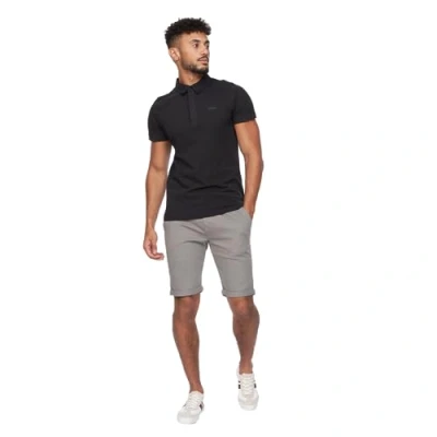 Image of Crosshatch Mens Slim Fit Chino Cotton Summer Casual Shorts(38W/Grey)