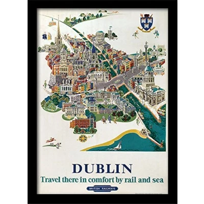 Image of Pyramid International Dublin (1) Memorabilia, Multi Colour, 30 x 40 cm