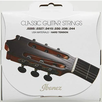 Image of Ibanez ICL S6HT Classical Guitar Strings (0285 044, Hard Tension Clear Nylon/Silver Plated Wound