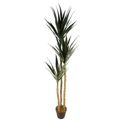 Image of 170cm Artificial xl Triple Yukka Tree Plant Spiky Realistic