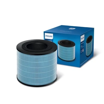 Image of Philips Domestic Appliances Replacement filter For AMF220 3 in 1 Purifier, Fan &amp; Heater lifetime: Up to 24 months HEPA Active Carbon FYM220/30, Black/White
