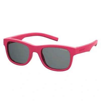 Image of Sunglasses Polaroid Pld 8020/s/sm col. 35j/m9 Child Square Pink
