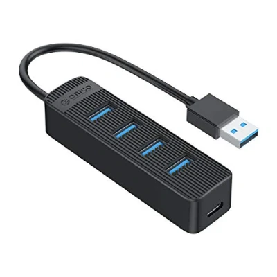 Image of ORICO 4 Port USB 3.0 Hub Portable Data Ports Splitter Adapter Compatible for Windows Mac PC C Power Mode