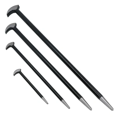 Image of 4pc Solid Steel Heel/Pry Bar/Crow Bar Wrecking Knuckle Set TE270