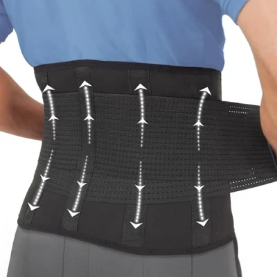 Image of Clever Yellow Premium Back Support Belt, Brace, Lumbar Lower for Men and Women, Braces Pain, Sciatica Pain Relief Products (M)