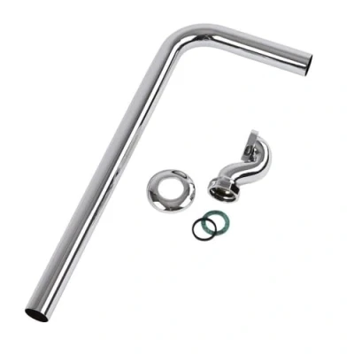 Image of Milano Elizabeth Traditional Shallow Seal Bath Trap Outlet Pipe Chrome