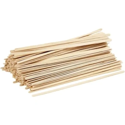 Image of 200 Skinny 6mm Wide Super Long 19cm Wooden Lolly Sticks for Crafts