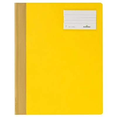 Image of Durable 250007 Slip Folder, A4 Extra Wide (Pack of 25) Yellow