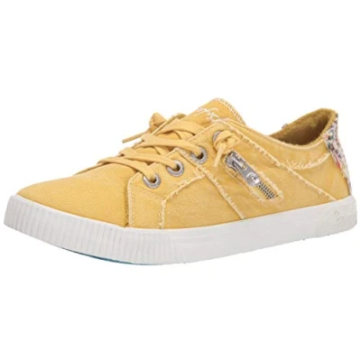 Image of Blowfish Malibu Women&#039;s Fruit Sneaker, Bamboo Smoked Canvas, 4 UK