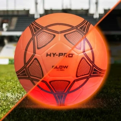Image of Hy Pro Premium Light Up LED Glow Football in the Dark Cool Sports Gift Idea, Official Size 5