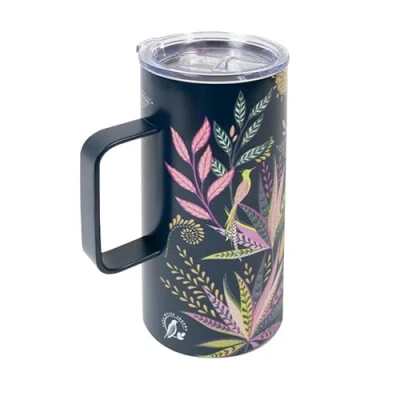 Image of Portico Designs Ltd Sara Miller Savannah Large Insulated Double Wall Vacuum Travel Mug for hot or Cold Drinks 600ml