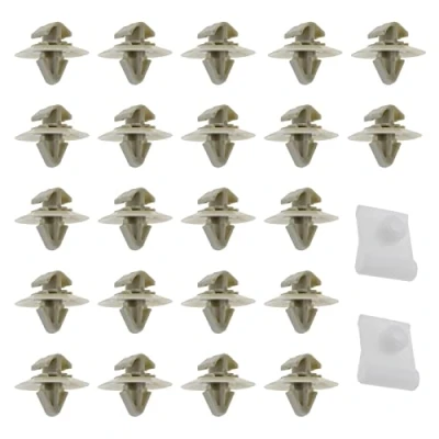 Image of YINETTECH 2 Sets of Car Side Door Moulding Trim Panel Clips Compatible with Vauxhall Vivaro A Renault Trafic MK2 Kangoo 7701470779 4501568 93160023 4409693