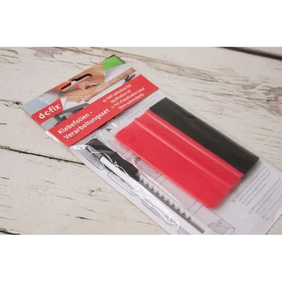 Image of d c fix vinyl wrap tool kit squeegee &amp; cutter application for sticky back plastic, window film, car wrapping, peel and stick wallpaper