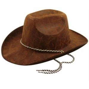 Image of Henbrandt Cowboy Dark Brown Hat Adults