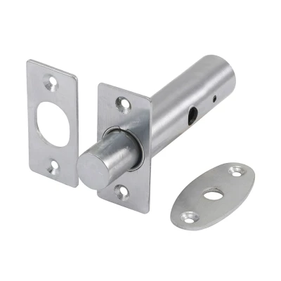 Image of 3x TIMCO Door Rack Bolts Satin Chrome 200789 Pack of 2