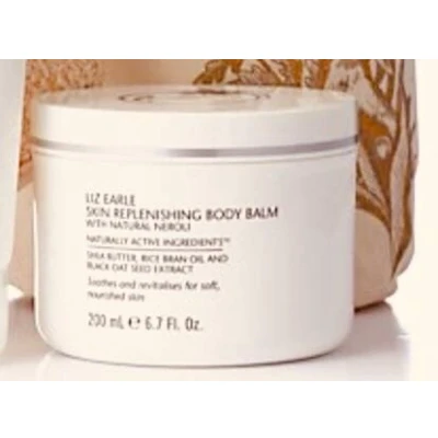 Image of LIZ EARLE SKIN REPLENSISHING BODY BALM WITH NATURAL NEROLI 200ml Shea butter Rice bran and Black oat seed extract