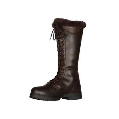Image of Moretta Shires Nola Lace Womens Country Boots Brown UK5/EU38