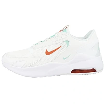 Image of Nike Women Air Max Bolt Walking Shoe, White/Turf Orange Summit White, 4 UK