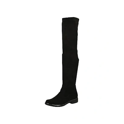 Image of CAPRICE Women&#039;s 9 25510 41 Overknee with Heel, Black Stretch, 3 UK