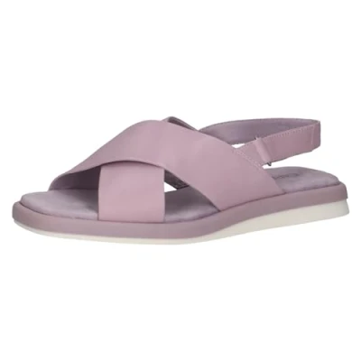 Image of CAPRICE Women&#039;s 9 28102 42 Flat Sandal, Lavender Soft, 9.5 UK