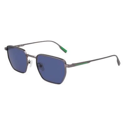 Image of Lacoste Sunglasses, Men&#039;s, Size: 53, Matte dark gunmetal