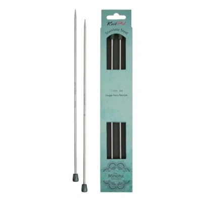 Image of KnitPro Mindful Single Pointed Needles 40cm 3.50mm 3pcs